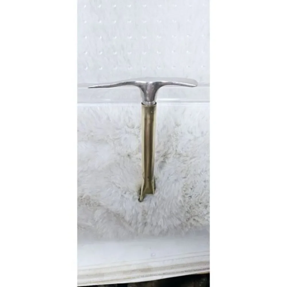Vintage Marked‎ Eberle Brass Miners Pick Bottle Opener & Corkscrew Bartender